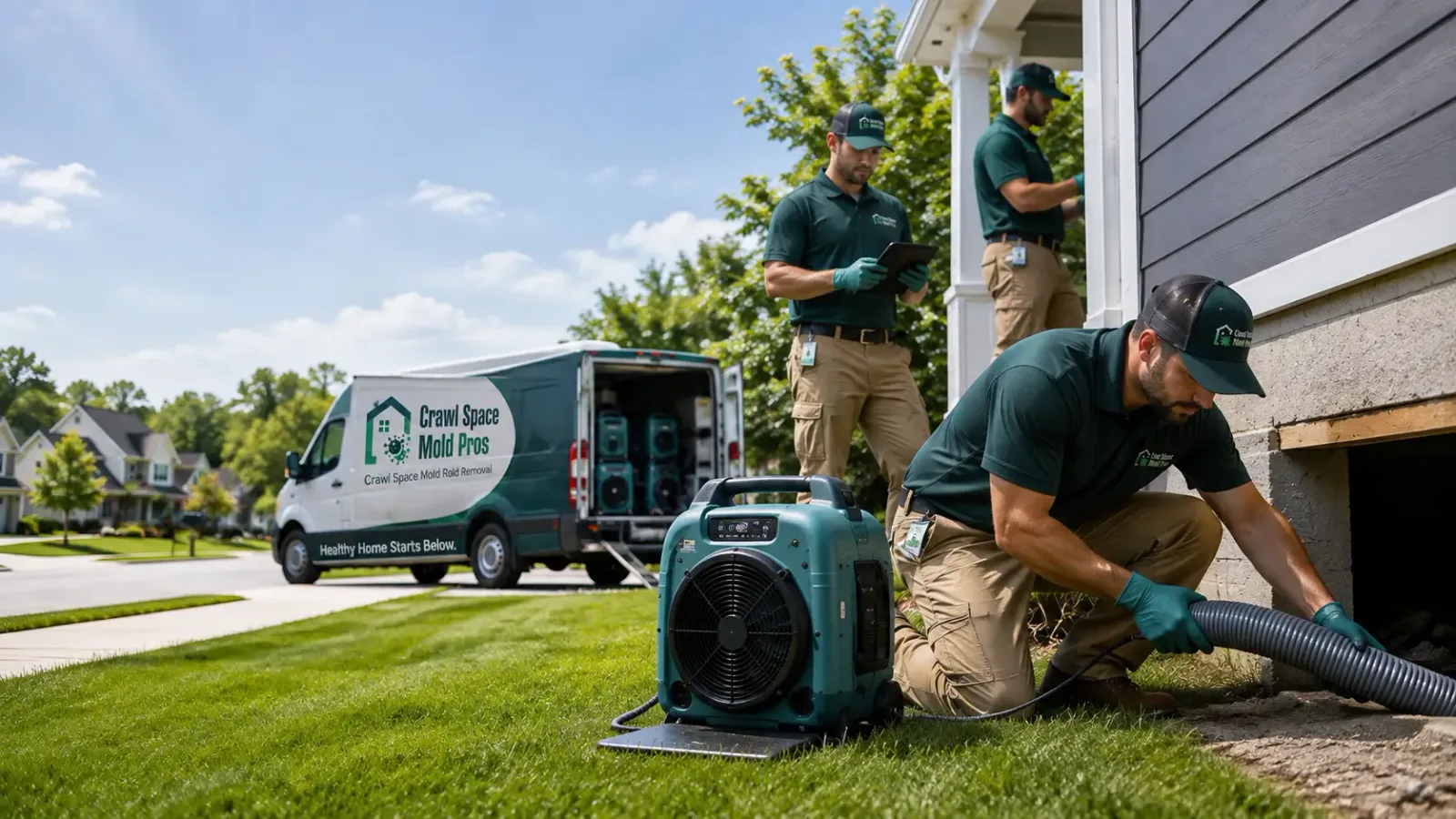 Crawl Space Mold Removal in Danforth, ME